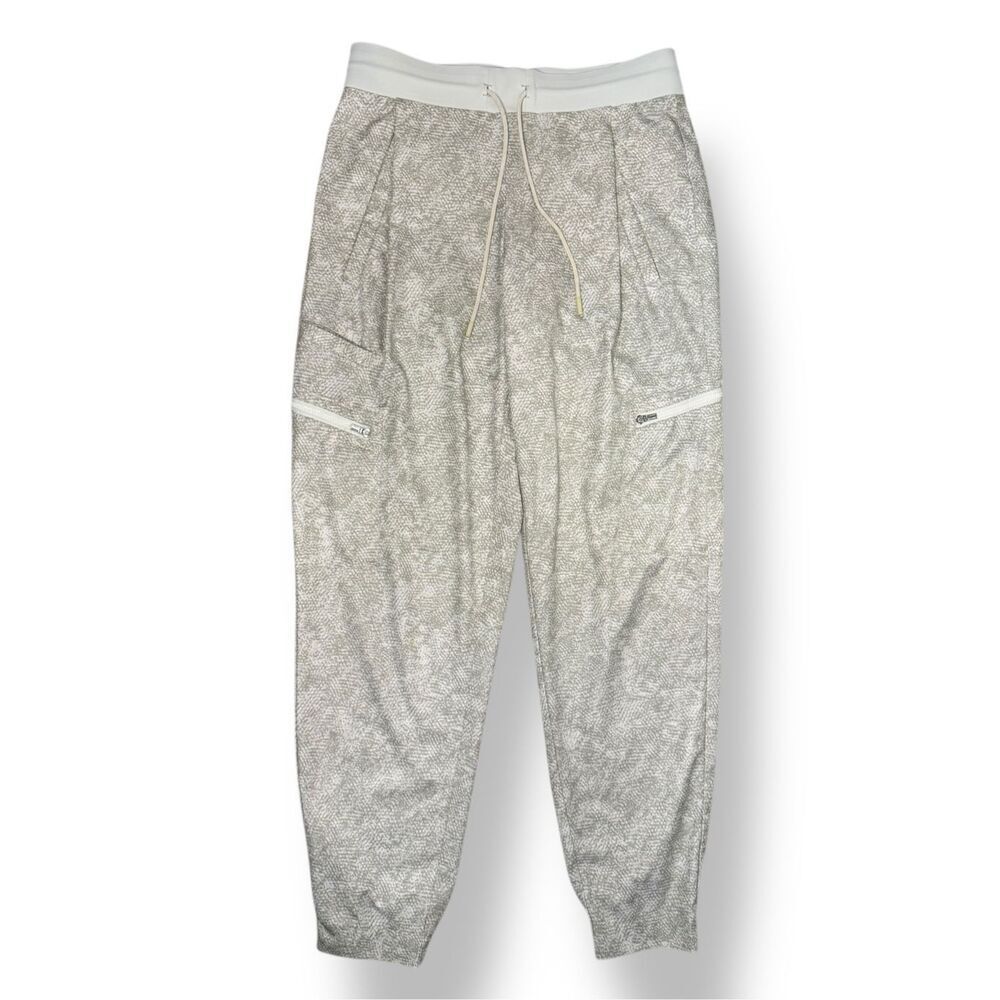Athleta Venture Printed Jogger Pant Women’s 2 Viper Grey Lightweight Stretch
